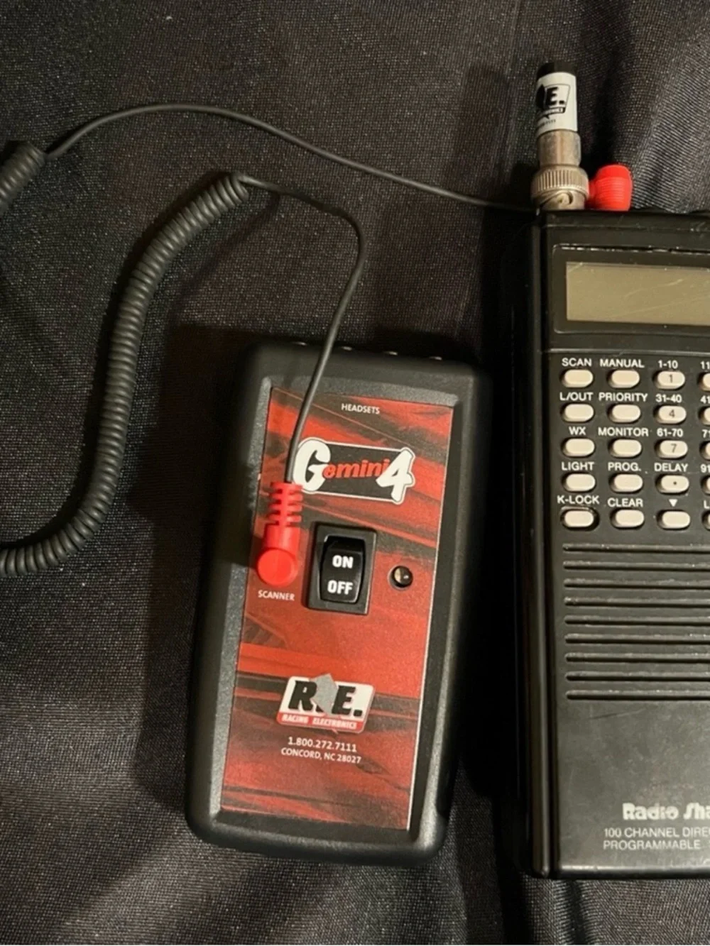 Racing Electronics RE2000 Alpha Scanner and Headset Kit - Picture 3 of 13